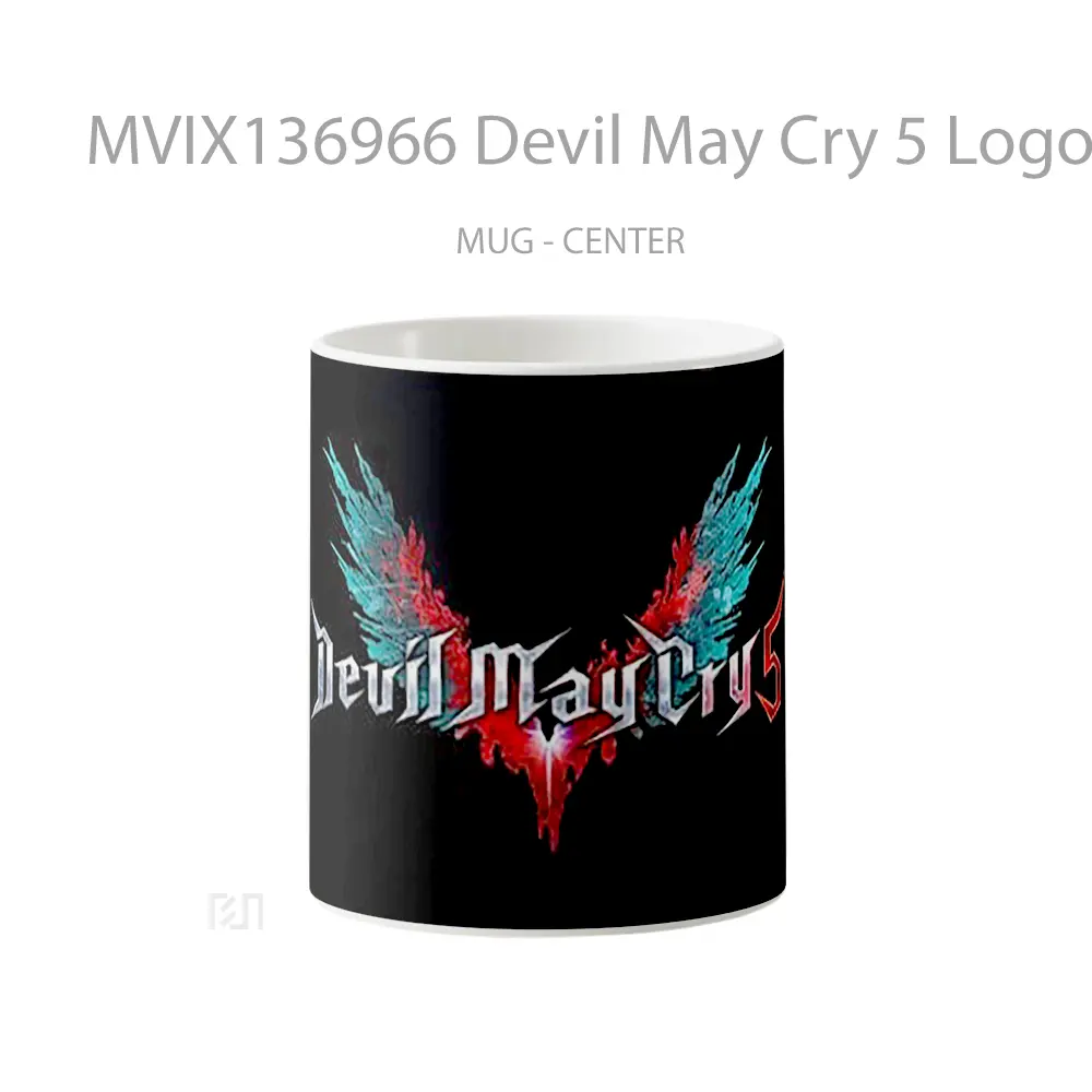 Mug Devil May Cry 5 Logo Gelas Keramik Unik