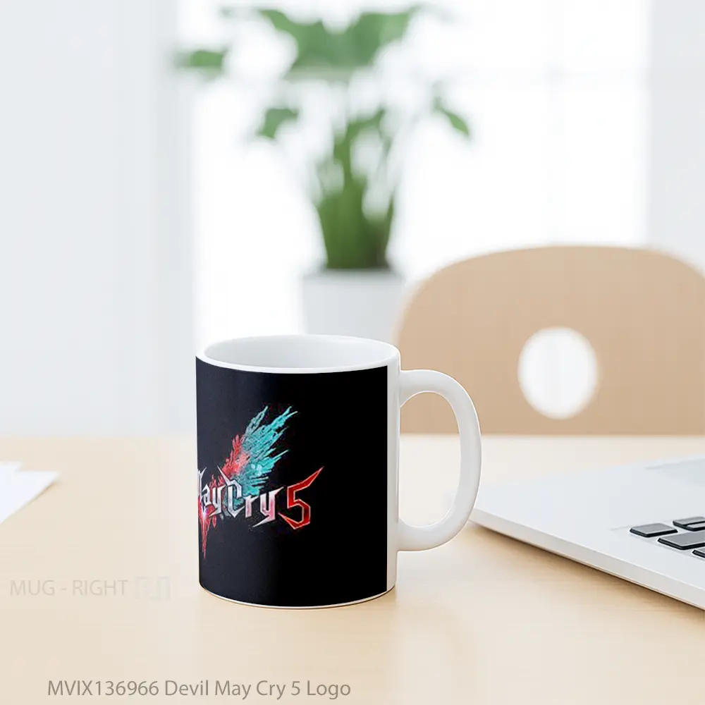 Mug Devil May Cry 5 Logo Gelas Keramik Unik - All-side / Desain
