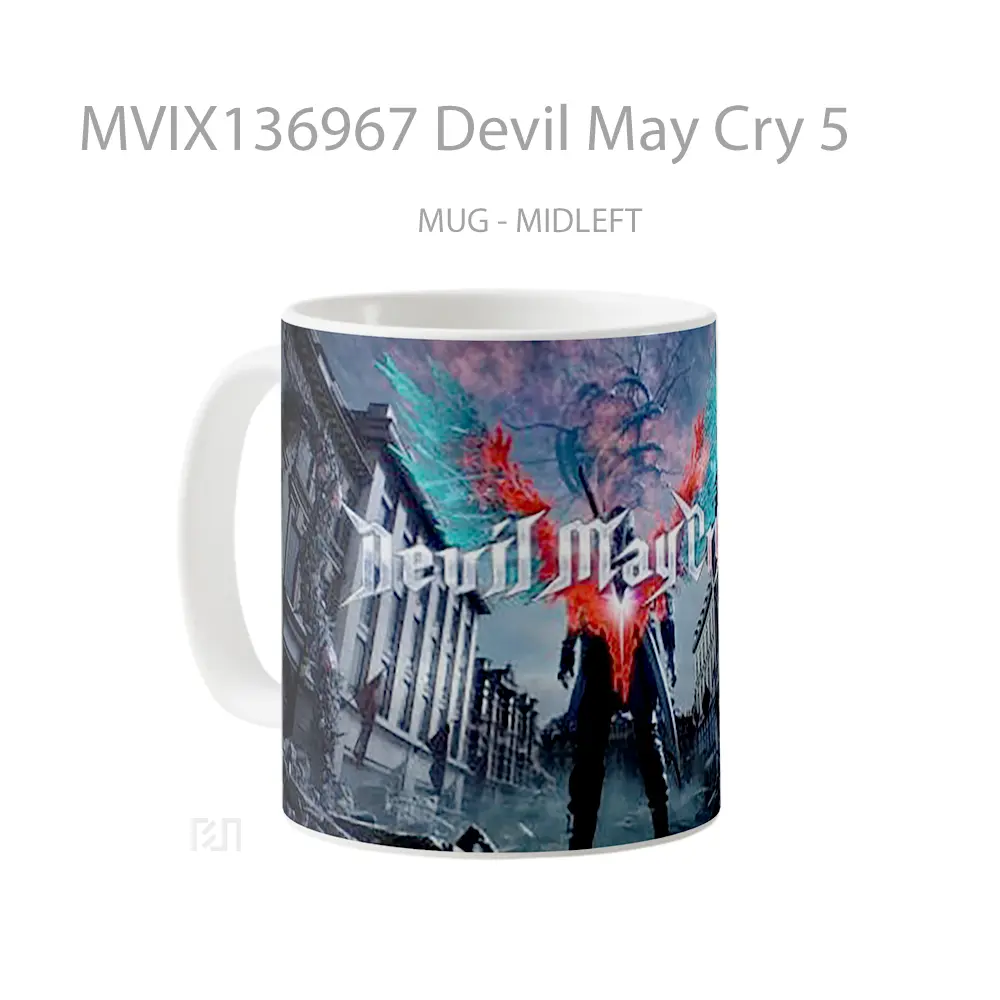 Mug Devil May Cry 5 Gelas Keramik Unik - All-side / Desain