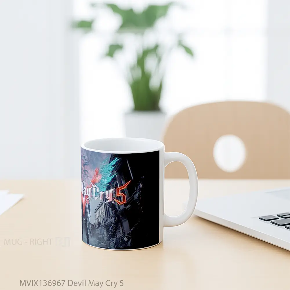 Mug Devil May Cry 5 Gelas Keramik Unik - All-side / Desain