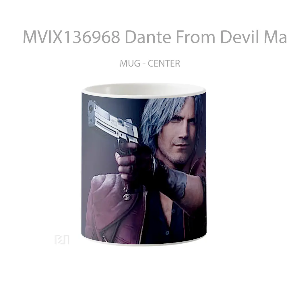 Mug Dante From Devil May Cry 5 Gelas Keramik Unik