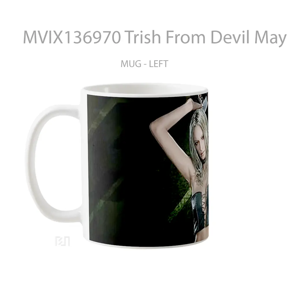 Mug Trish From Devil May Cry 5 V1 Gelas Keramik Unik - All-side / Desain