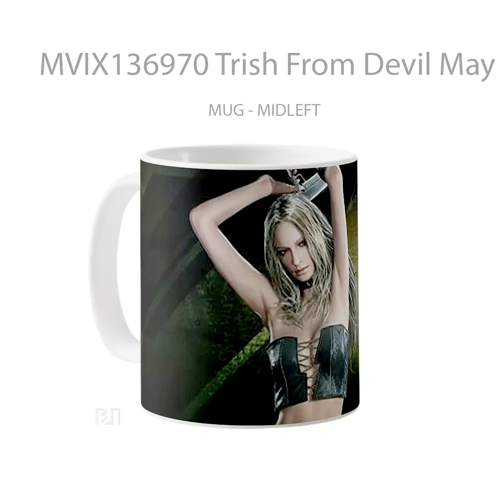 Mug Trish From Devil May Cry 5 V1 Gelas Keramik Unik - All-side / Desain