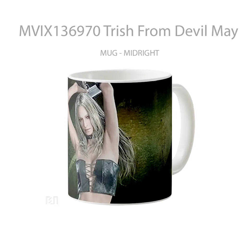 Mug Trish From Devil May Cry 5 V1 Gelas Keramik Unik - All-side / Desain