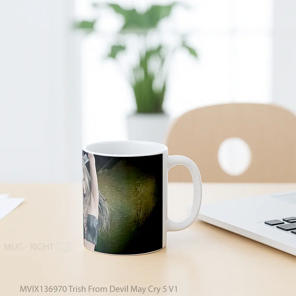Mug Trish From Devil May Cry 5 V1 Gelas Keramik Unik - All-side / Desain