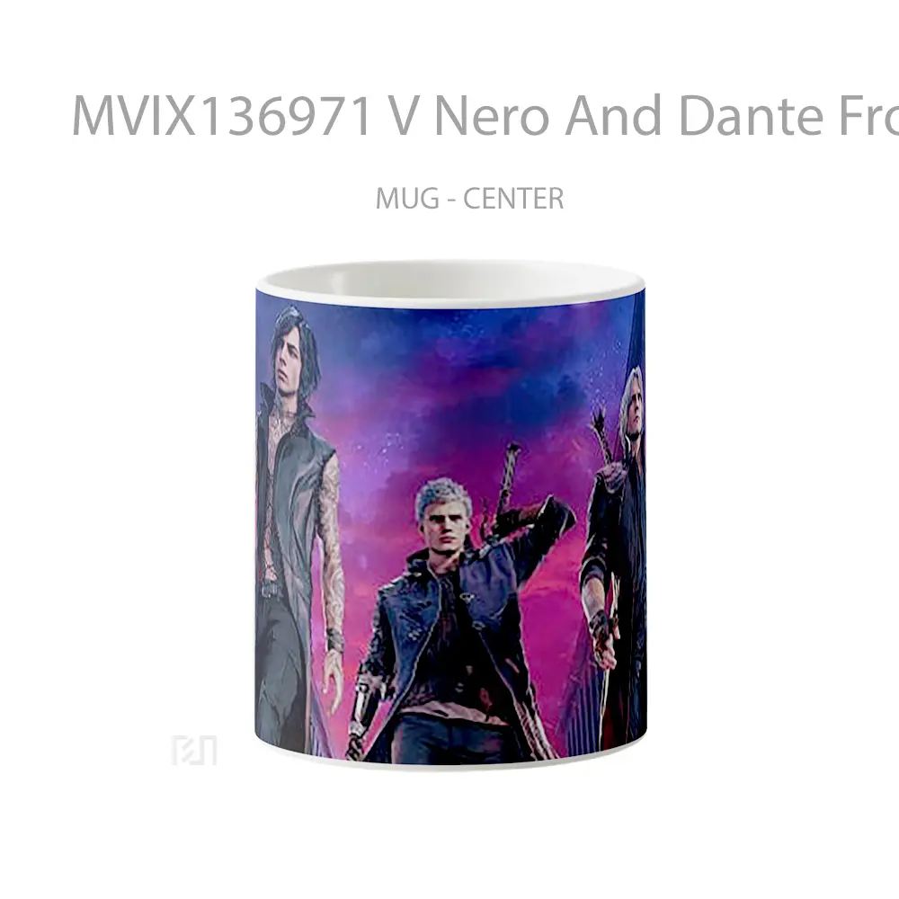 Mug V Nero And Dante From Devil May Cry 5 Gelas Keramik Unik