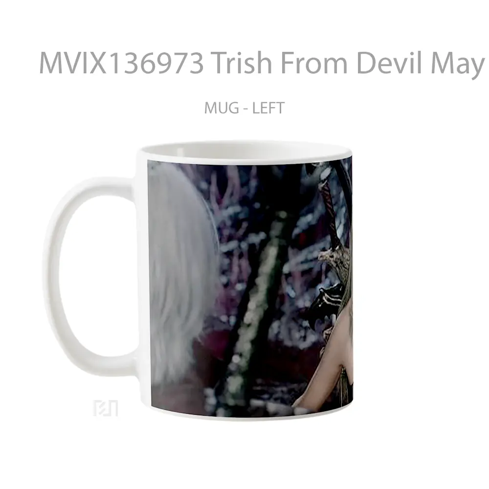 Mug Trish From Devil May Cry 5 V2 Gelas Keramik Unik - All-side / Desain