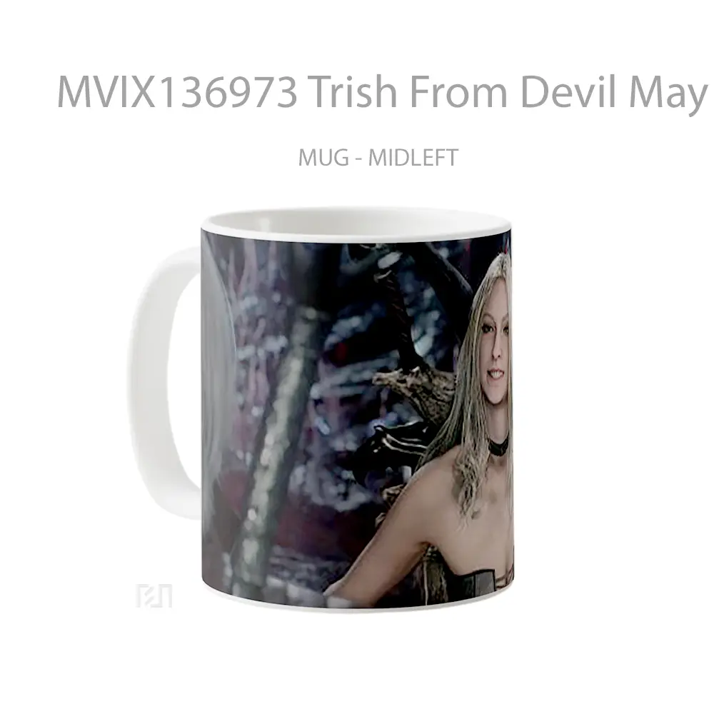 Mug Trish From Devil May Cry 5 V2 Gelas Keramik Unik - All-side / Desain
