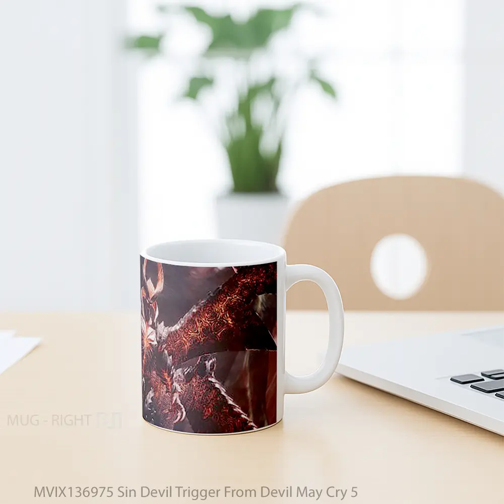 Mug Sin Devil Trigger From Devil May Cry 5 Gelas Keramik Unik - All-side / Desain