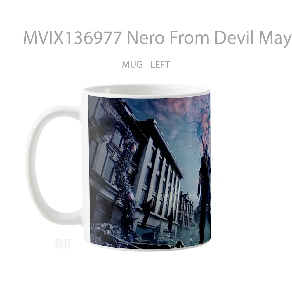 Mug Nero From Devil May Cry 5 V2 Gelas Keramik Unik - All-side / Desain