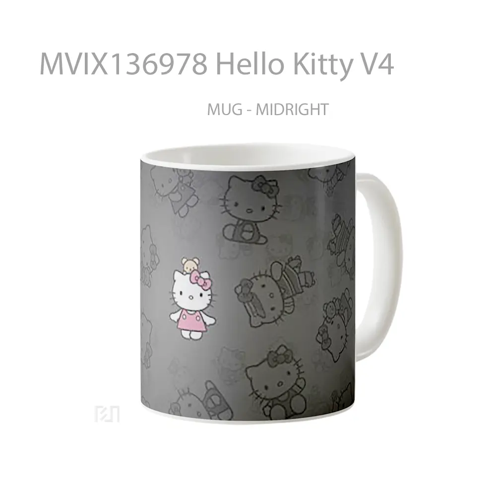 Mug Hello Kitty V4 Gelas Keramik Unik - All-side / Desain