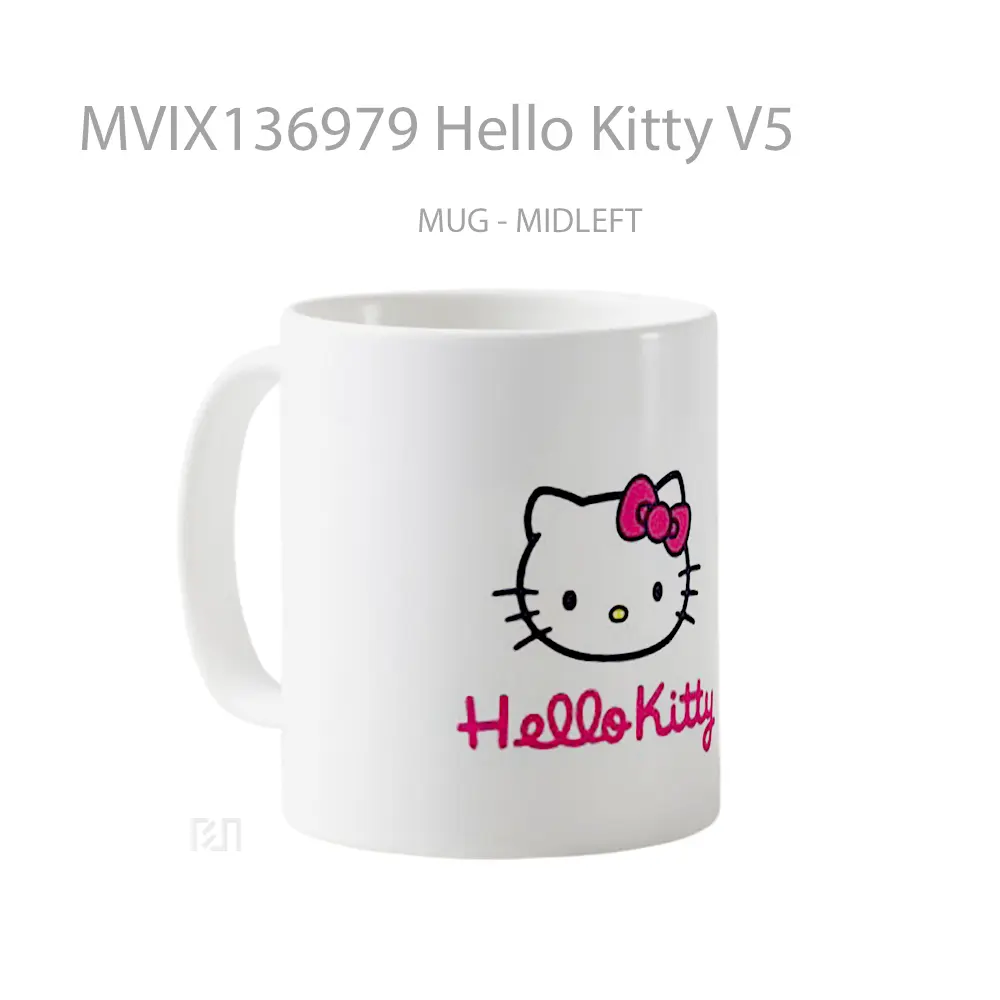 Mug Hello Kitty V5 Gelas Keramik Unik - All-side / Desain