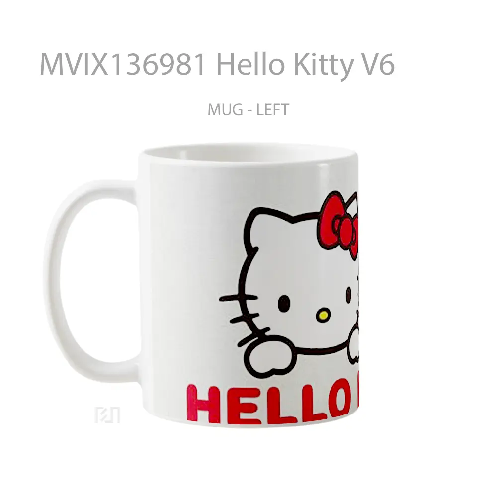 Mug Hello Kitty V6 Gelas Keramik Unik - All-side / Desain