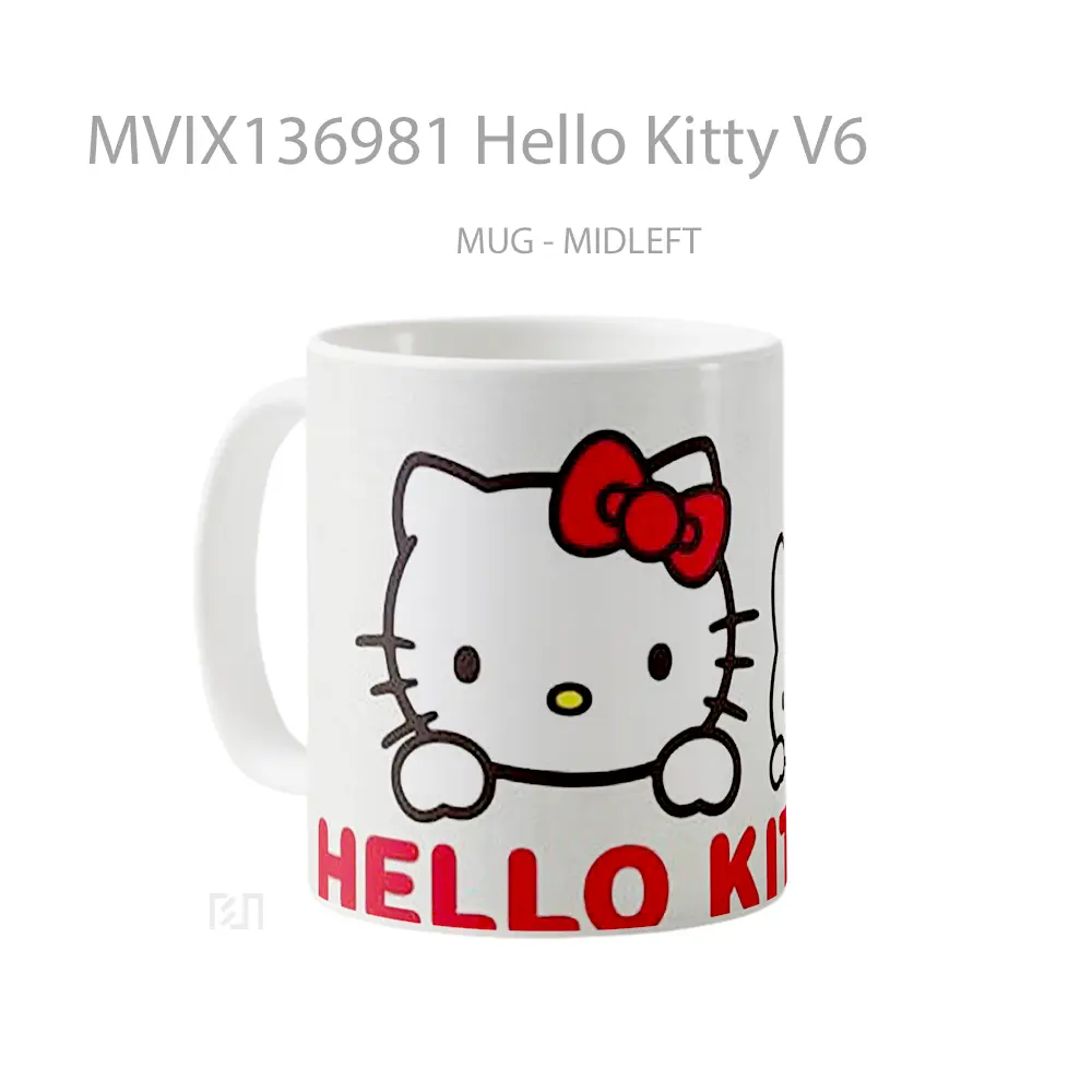Mug Hello Kitty V6 Gelas Keramik Unik - All-side / Desain