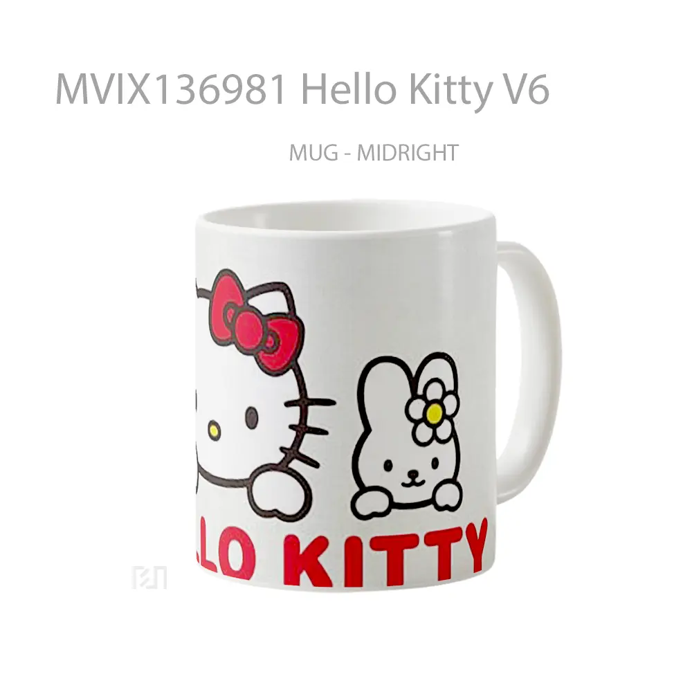 Mug Hello Kitty V6 Gelas Keramik Unik - All-side / Desain