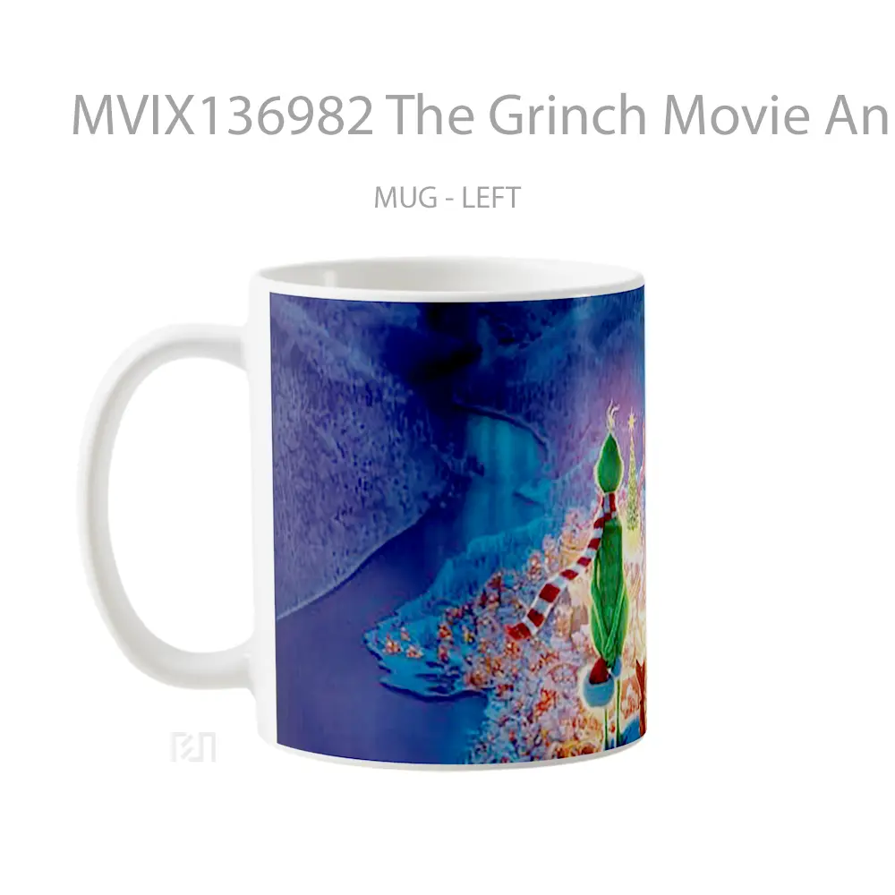 Mug The Grinch Movie Animated Film V1 Gelas Film - All-side / Desain