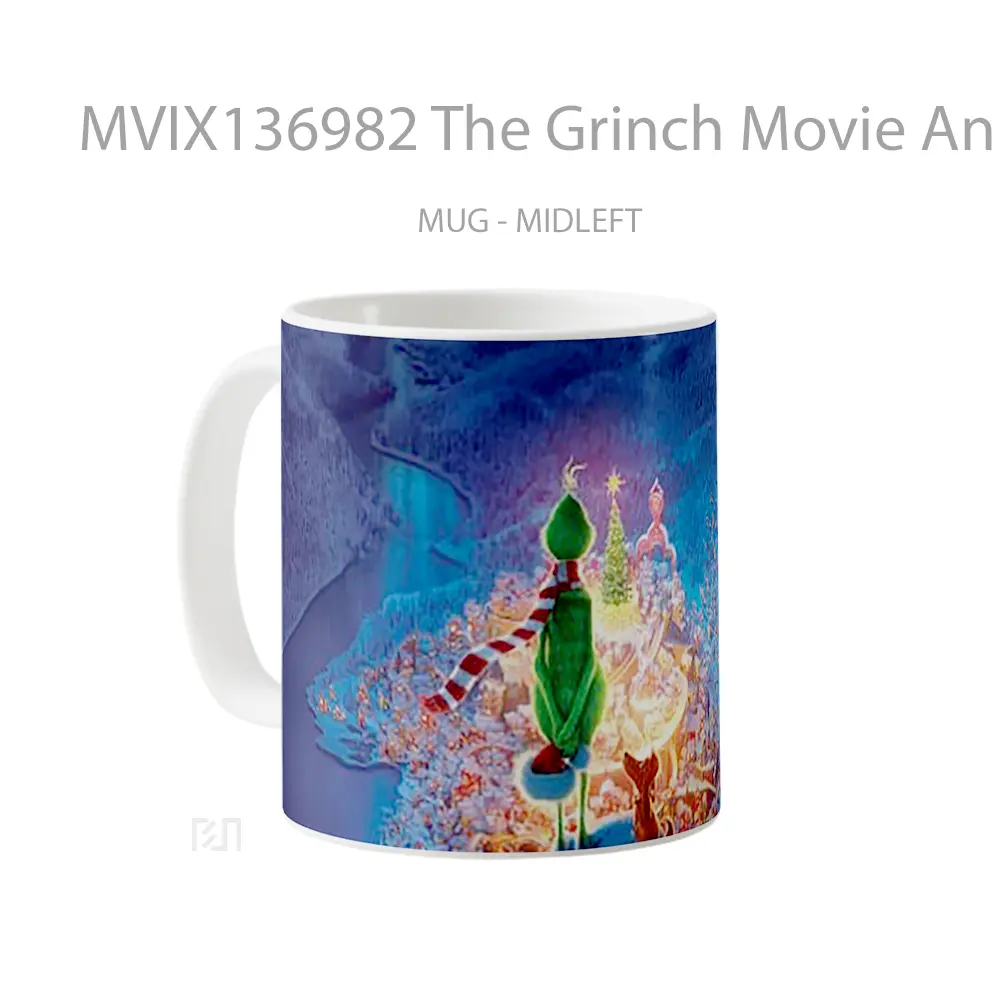 Mug The Grinch Movie Animated Film V1 Gelas Film - All-side / Desain