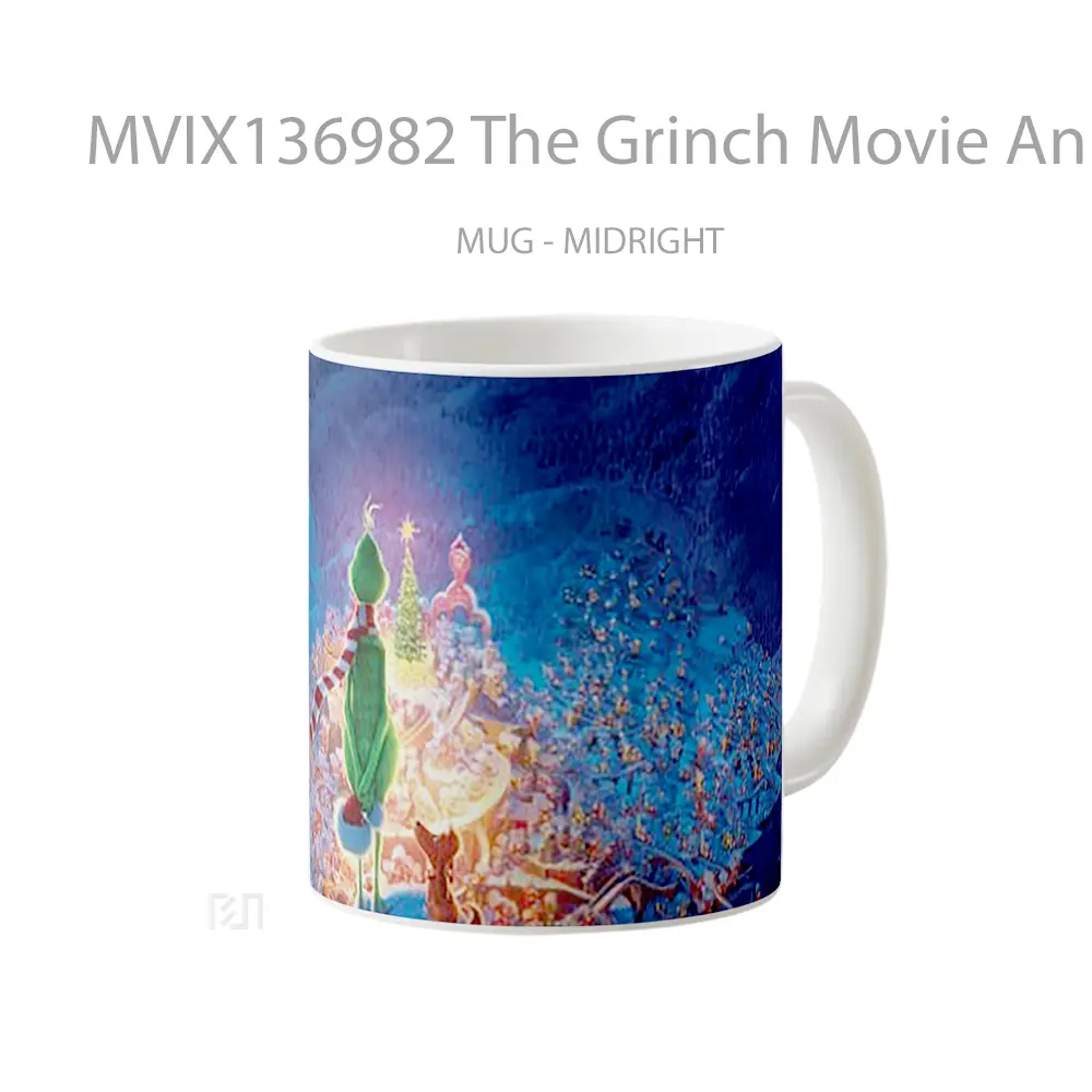 Mug The Grinch Movie Animated Film V1 Gelas Film - All-side / Desain