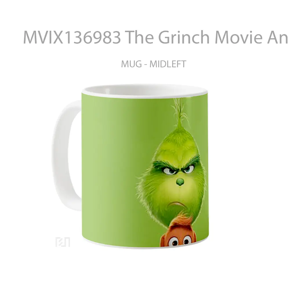Mug The Grinch Movie Animated Film V2 Gelas Film - All-side / Desain