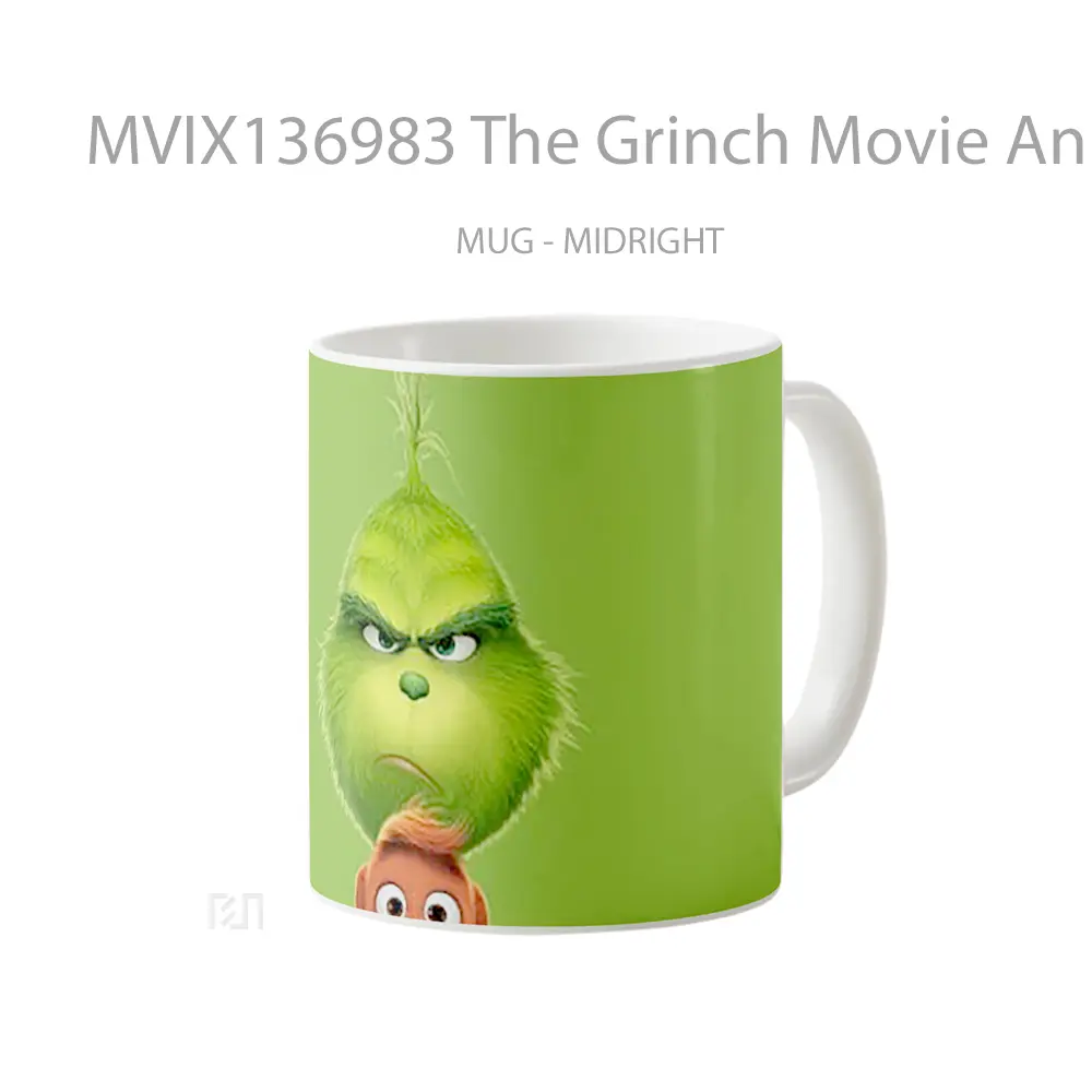 Mug The Grinch Movie Animated Film V2 Gelas Film - All-side / Desain