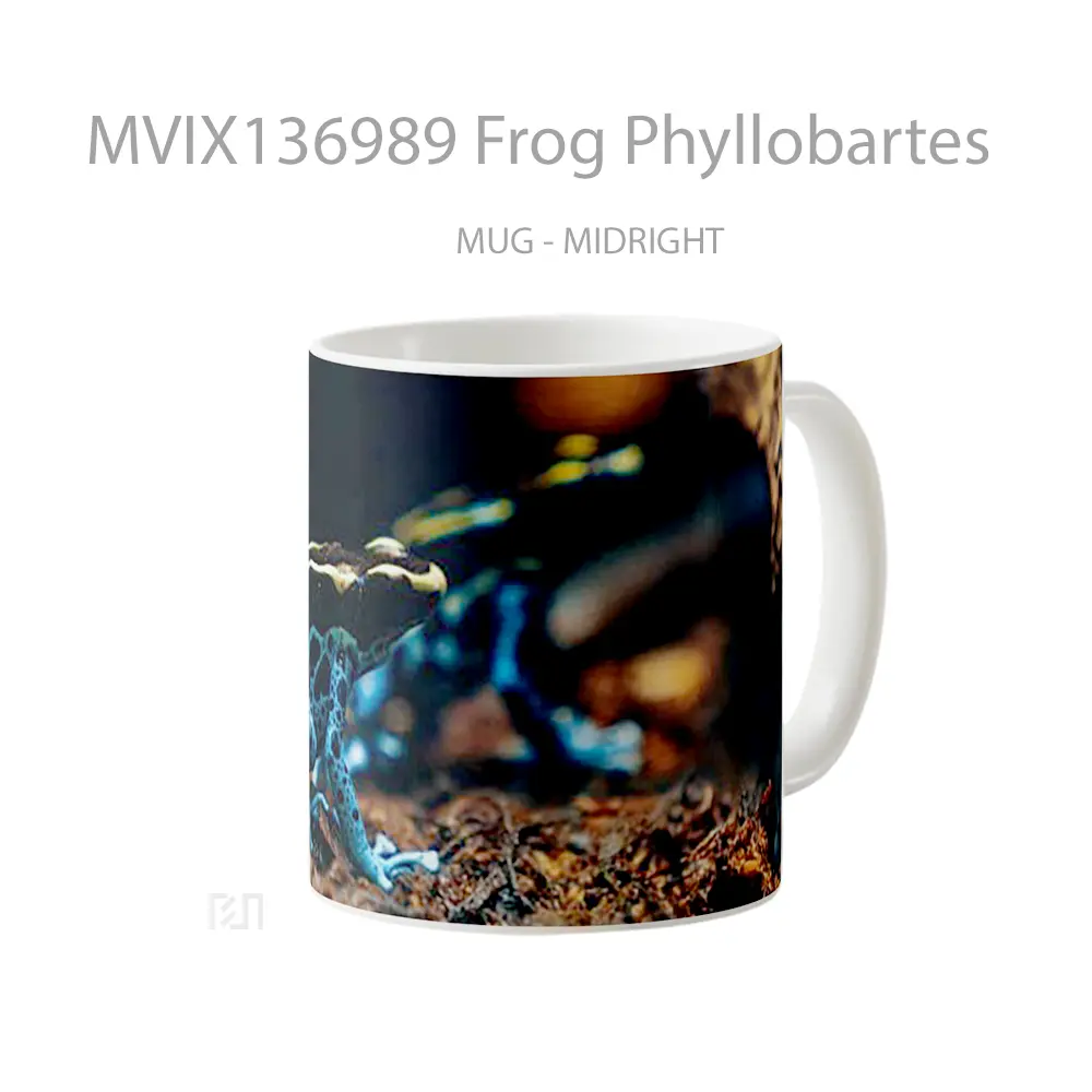 Mug Frog Phyllobartes Gelas Keramik Unik - All-side / Desain