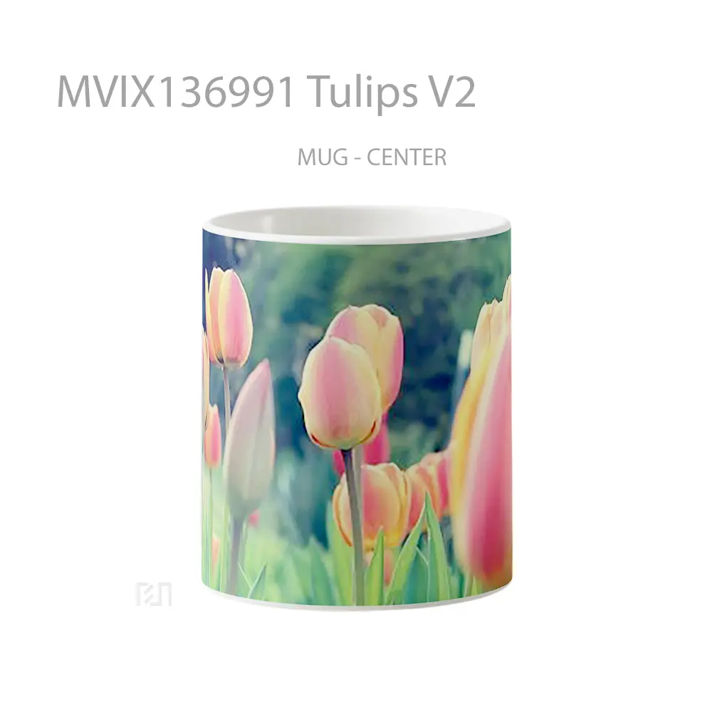Mug Tulips V2 Gelas Keramik Unik