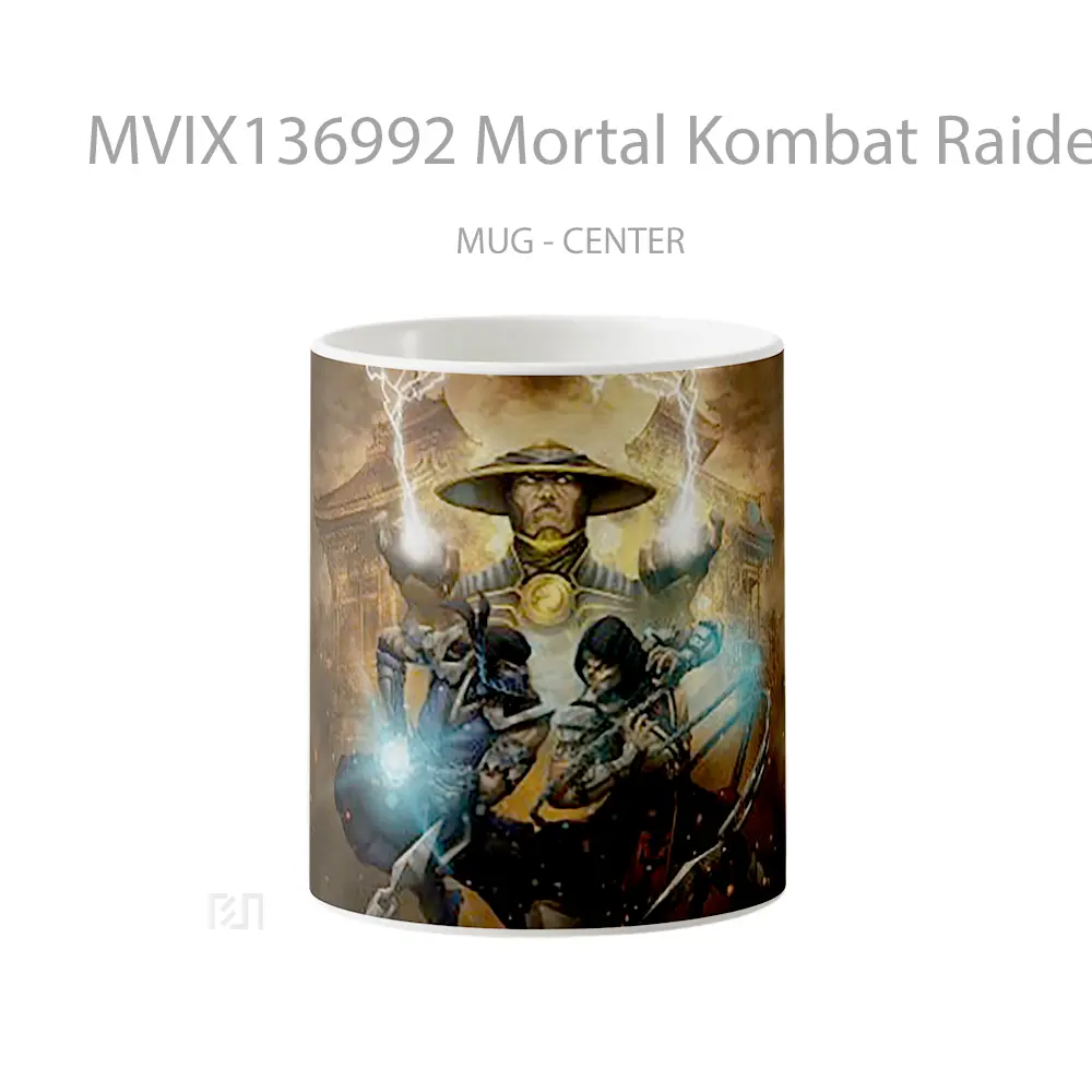 Mug Mortal Kombat Raiden Subzero Y Scorpion Gelas Keramik Unik