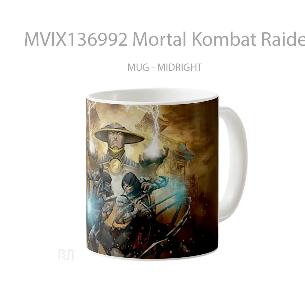 Mug Mortal Kombat Raiden Subzero Y Scorpion Gelas Keramik Unik - All-side / Desain