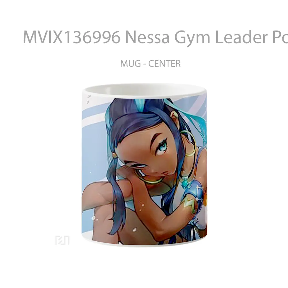 Mug Nessa Gym Leader Pokemon Sword And Shield Cangkir Anime