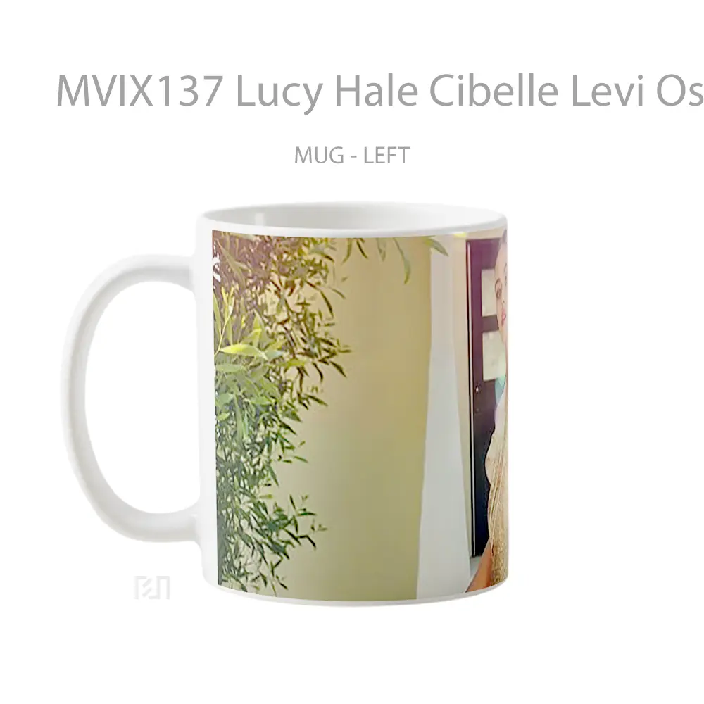 Mug Lucy Hale Cibelle Levi Oscars Photoshoot Gelas Keramik - All-side / Desain