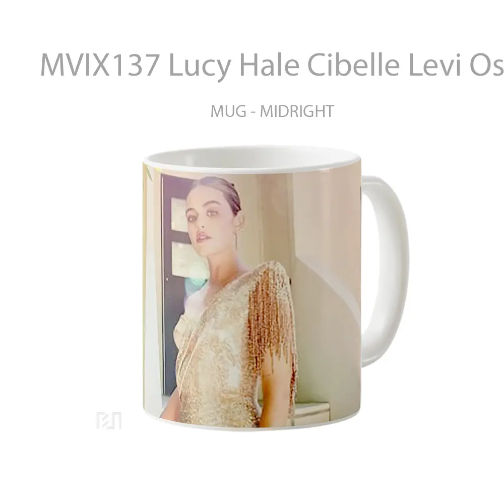 Mug Lucy Hale Cibelle Levi Oscars Photoshoot Gelas Keramik - All-side / Desain