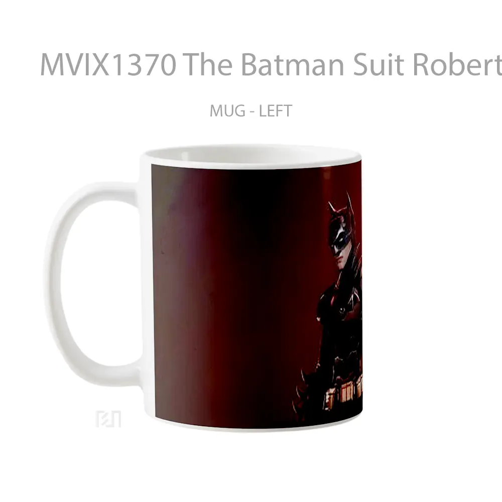 Mug The Batman Suit Robert Pattinson Gelas Superhero - All-side / Desain