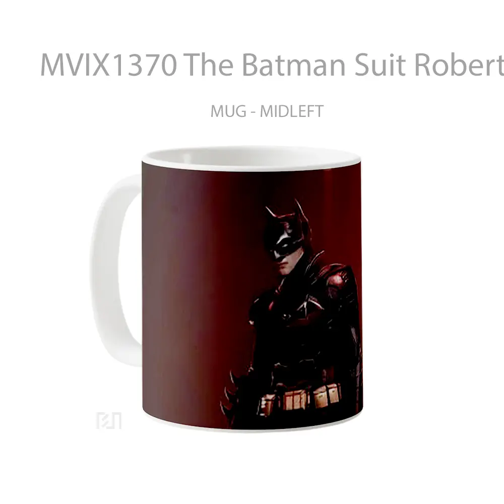 Mug The Batman Suit Robert Pattinson Gelas Superhero - All-side / Desain