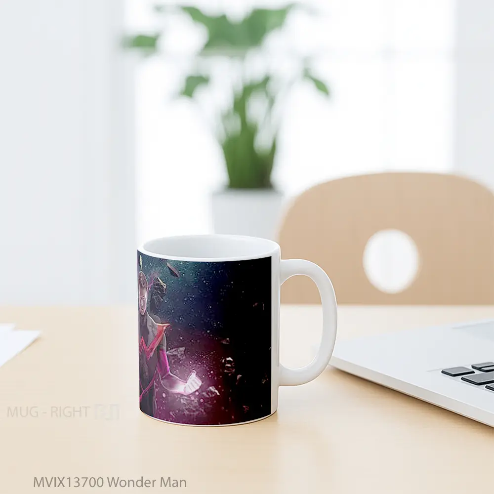 Mug Wonder Man Gelas Keramik Unik - All-side / Desain