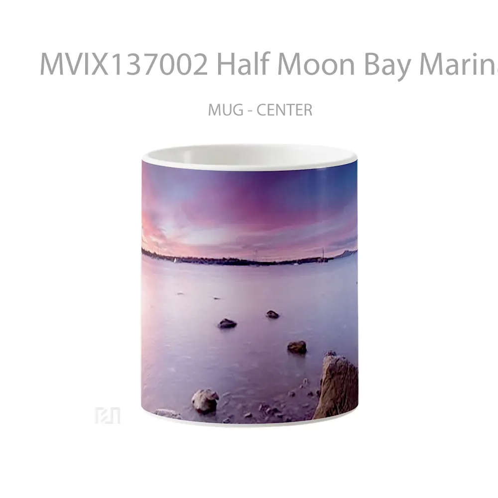 Mug Half Moon Bay Marina Gelas Astronomi