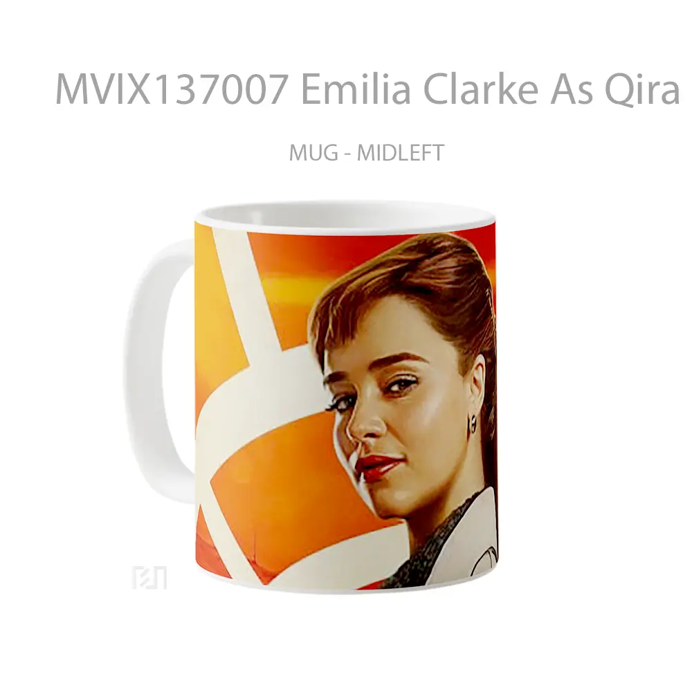 Mug Emilia Clarke As Qira Fanart Gelas Keramik Unik - All-side / Desain