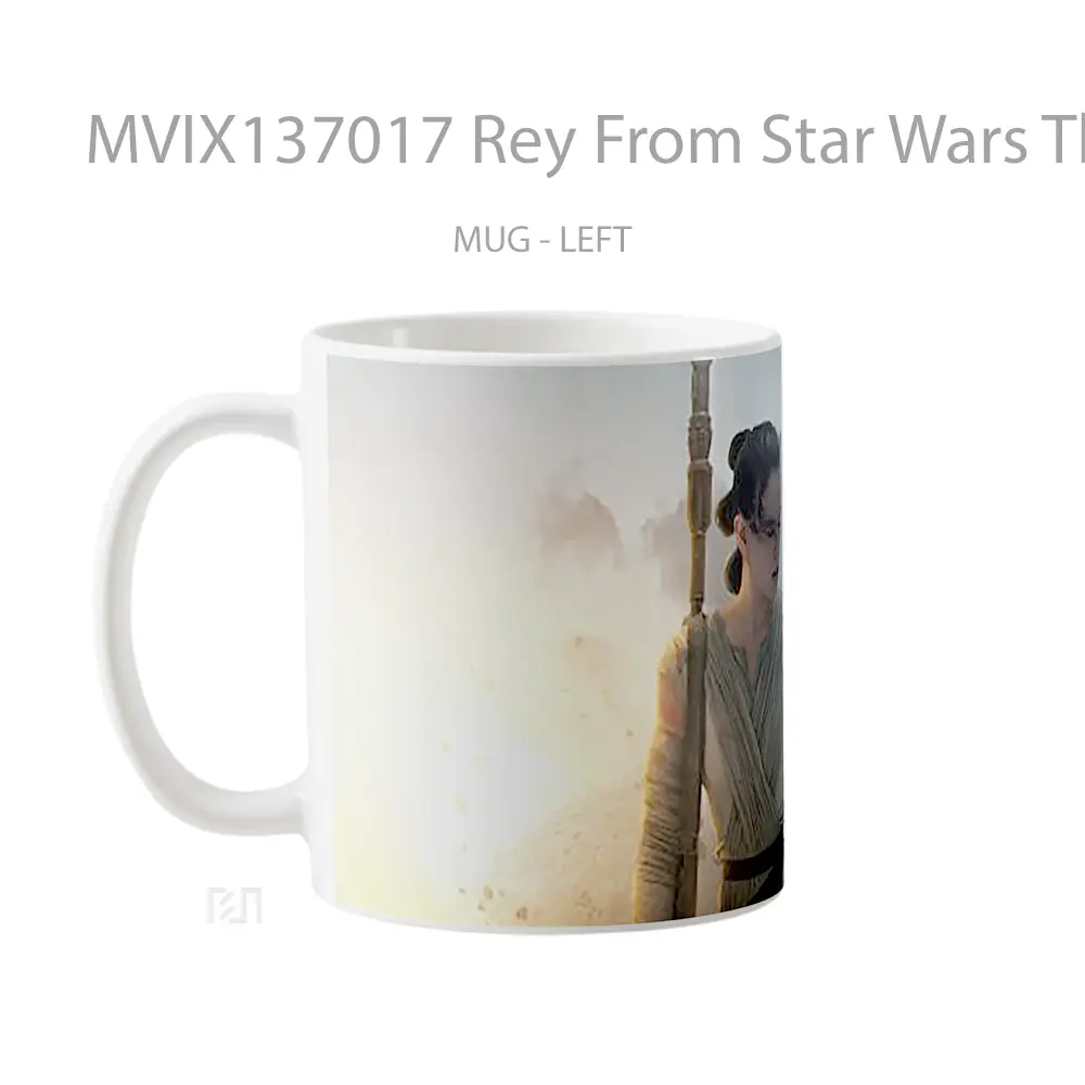 Mug Rey From Star Wars The Rise Of The Skywalker Gelas Star Wars - All-side / Desain