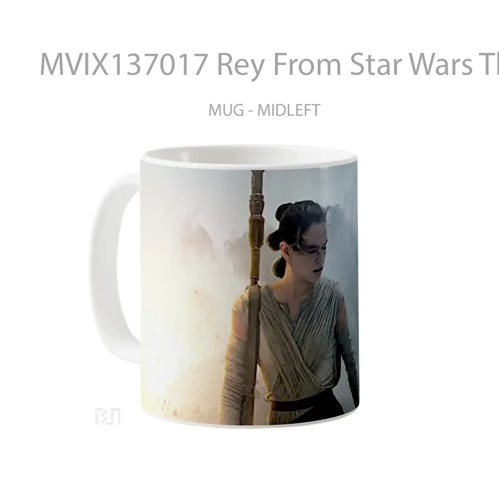 Mug Rey From Star Wars The Rise Of The Skywalker Gelas Star Wars - All-side / Desain