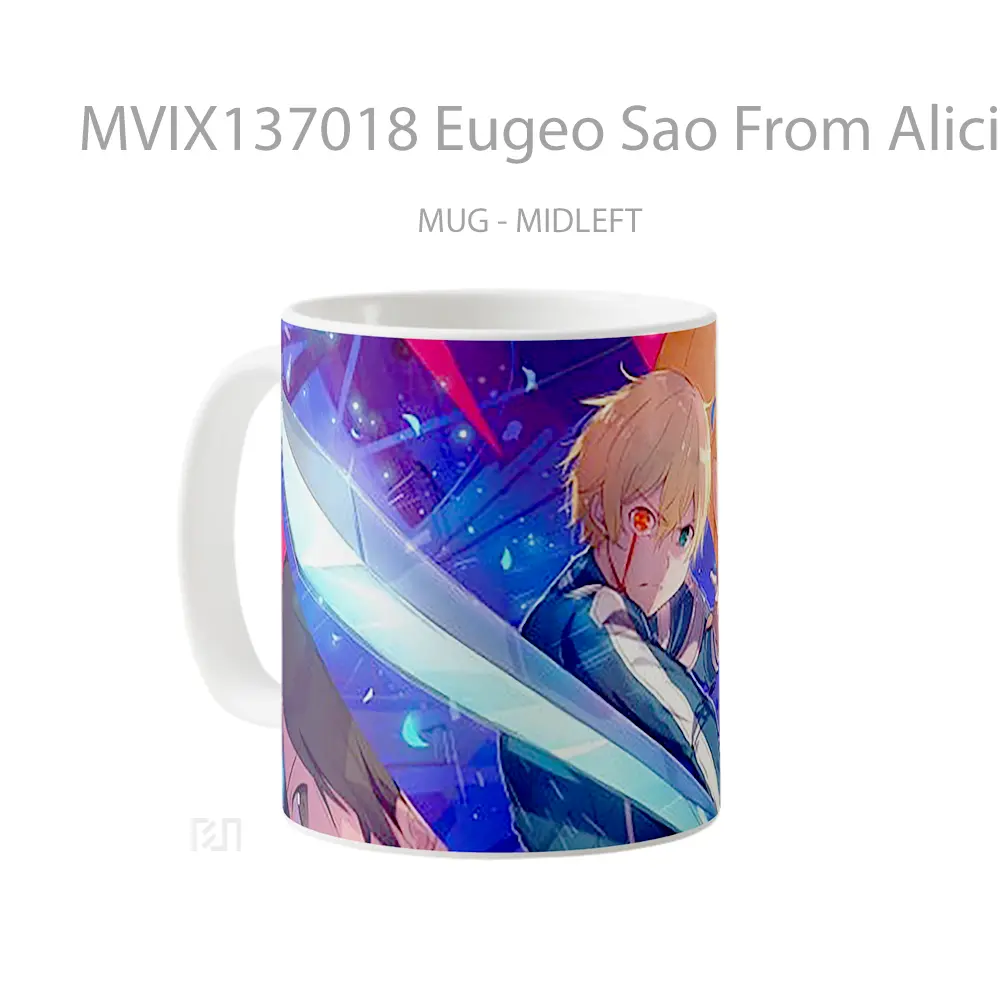 Mug Eugeo Sao From Alicization Gelas Keramik Unik - All-side / Desain
