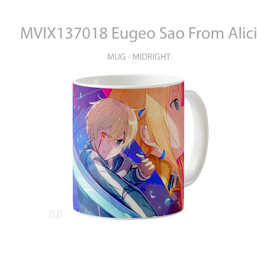 Mug Eugeo Sao From Alicization Gelas Keramik Unik - All-side / Desain