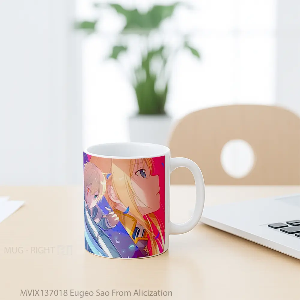 Mug Eugeo Sao From Alicization Gelas Keramik Unik - All-side / Desain