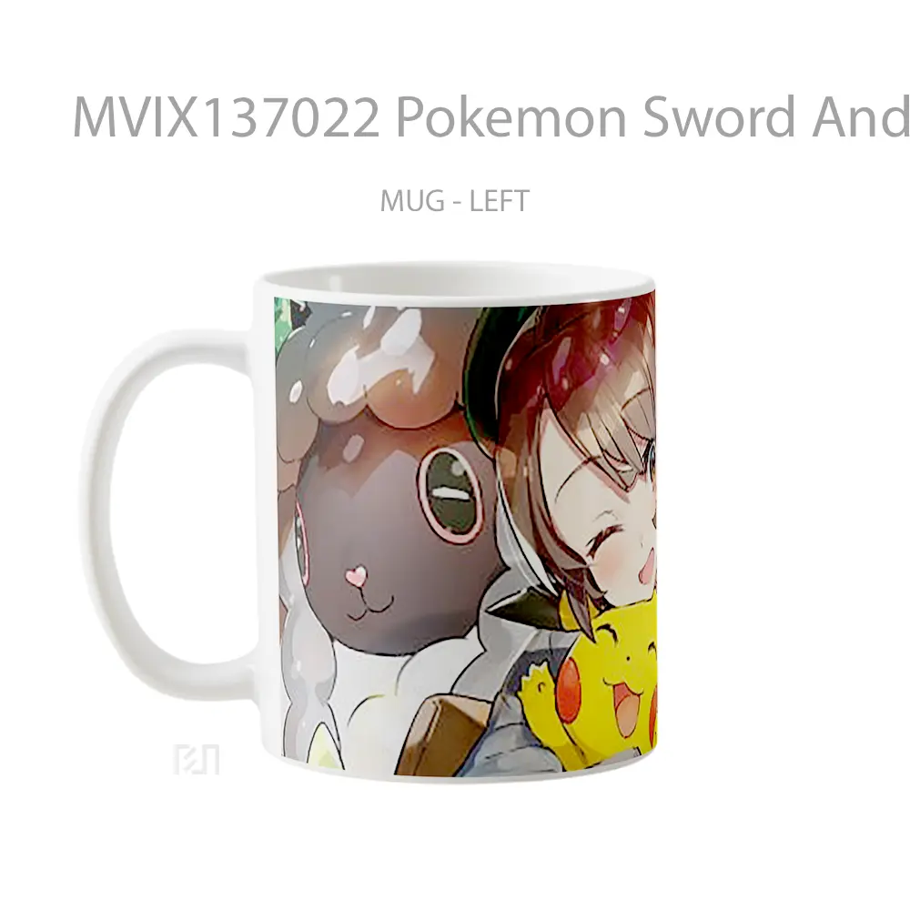 Mug Pokemon Sword And Shield Cangkir Anime - All-side / Desain