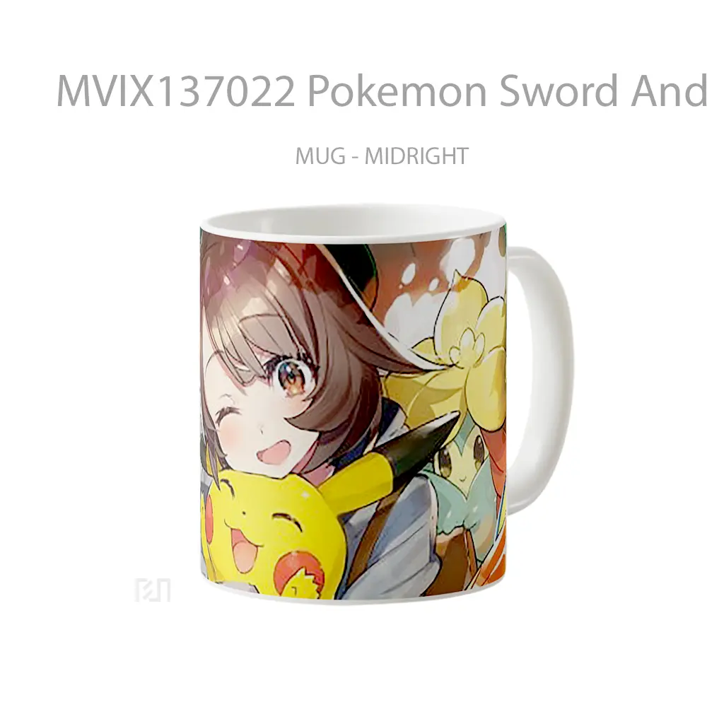 Mug Pokemon Sword And Shield Cangkir Anime - All-side / Desain