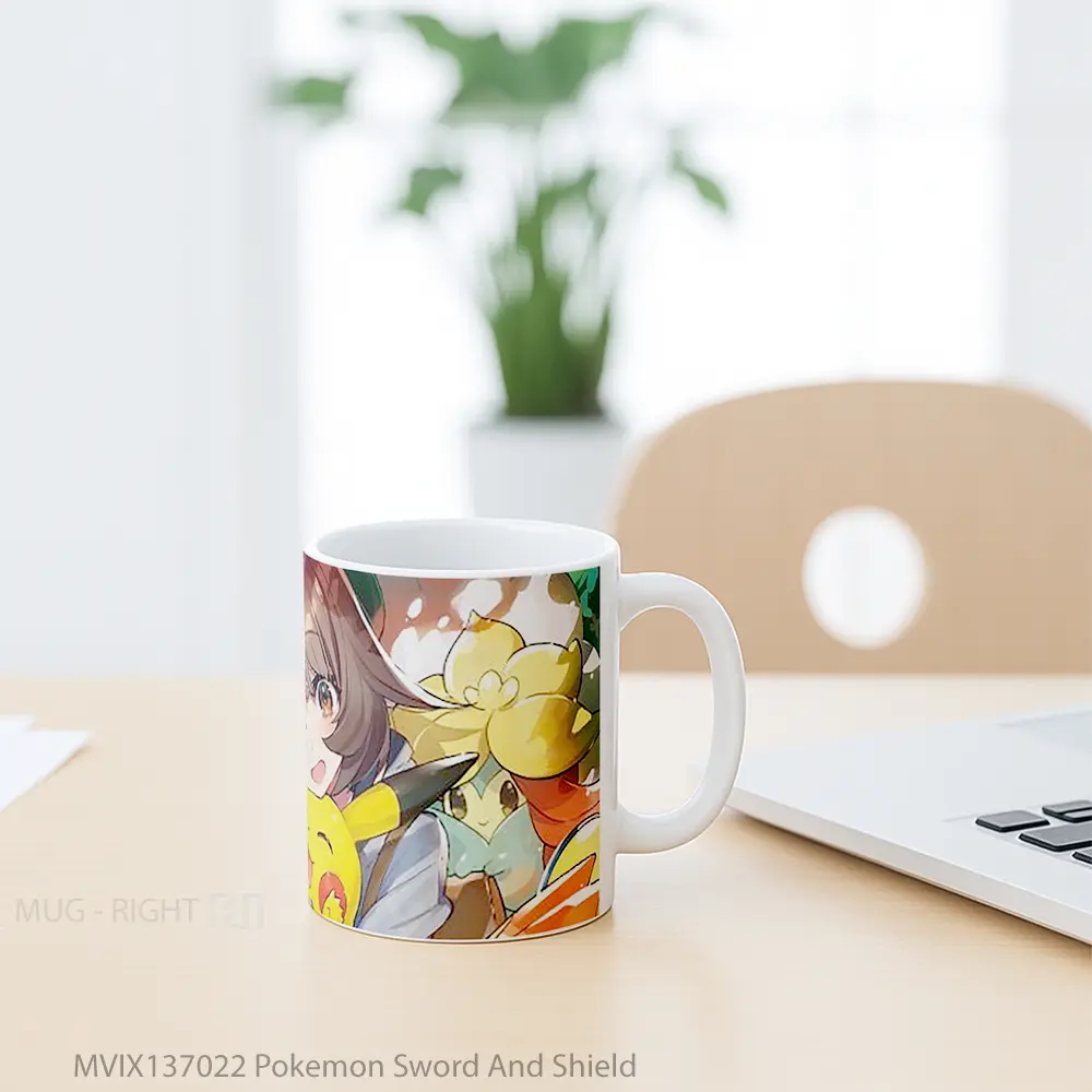 Mug Pokemon Sword And Shield Cangkir Anime - All-side / Desain