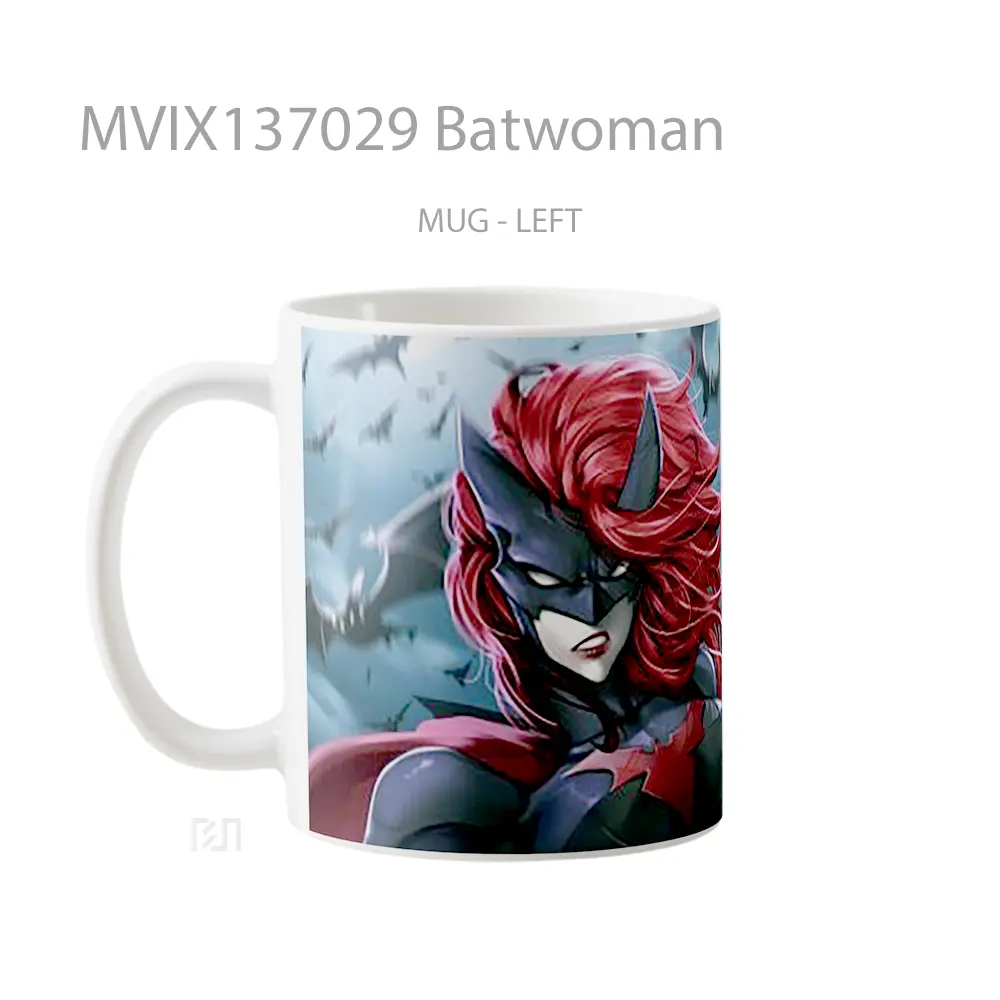 Mug Batwoman Gelas Keramik Unik - All-side / Desain