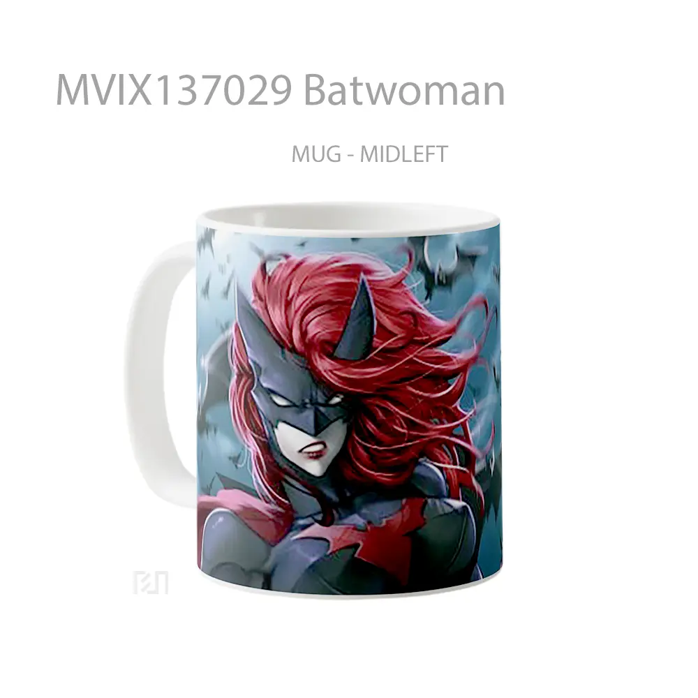 Mug Batwoman Gelas Keramik Unik - All-side / Desain