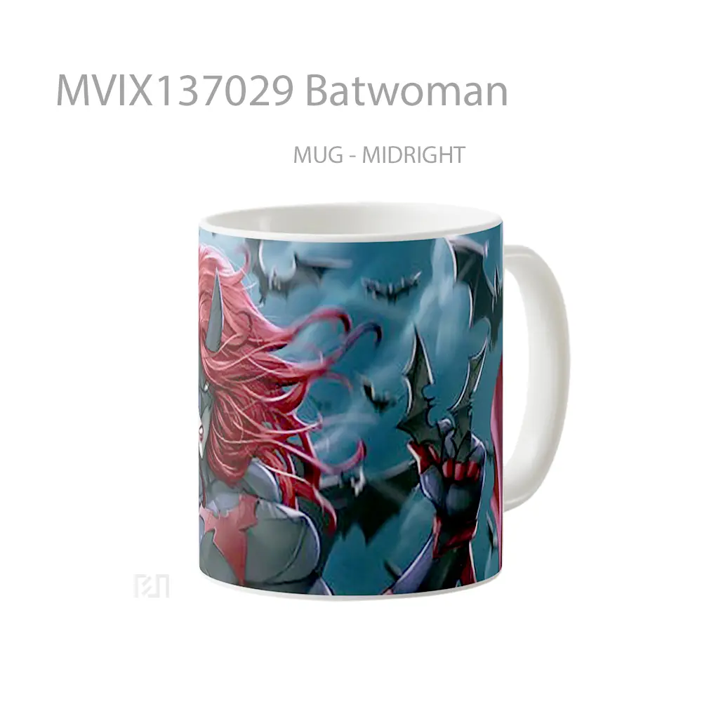 Mug Batwoman Gelas Keramik Unik - All-side / Desain