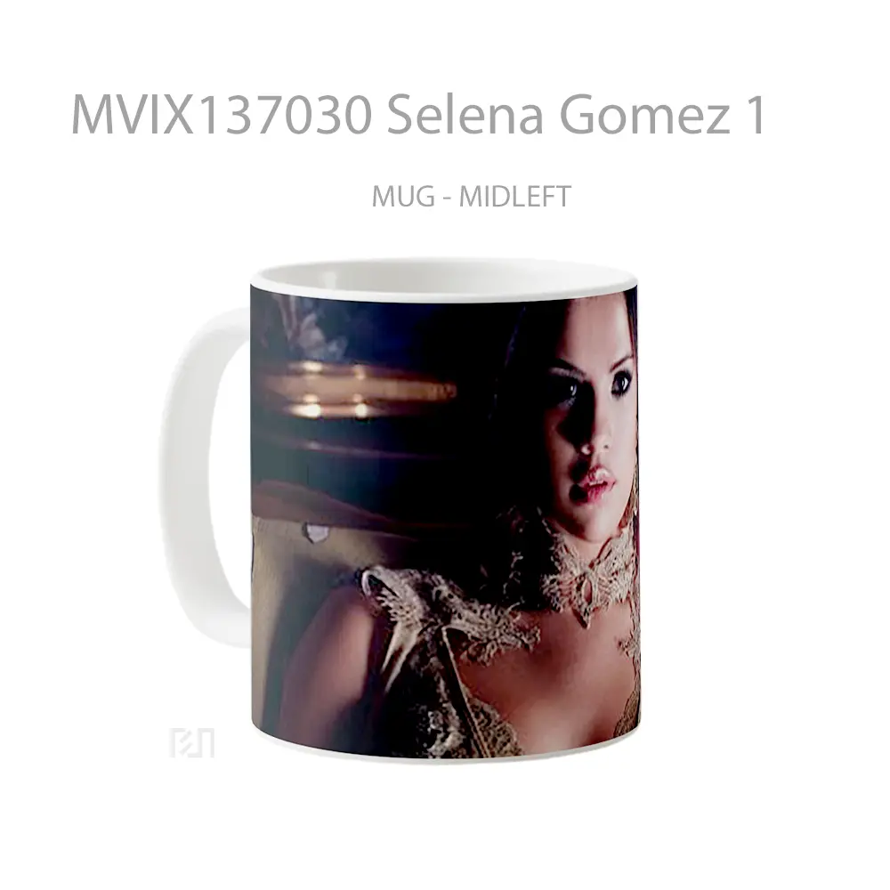 Mug Selena Gomez 1 Gelas Selebriti - All-side / Desain