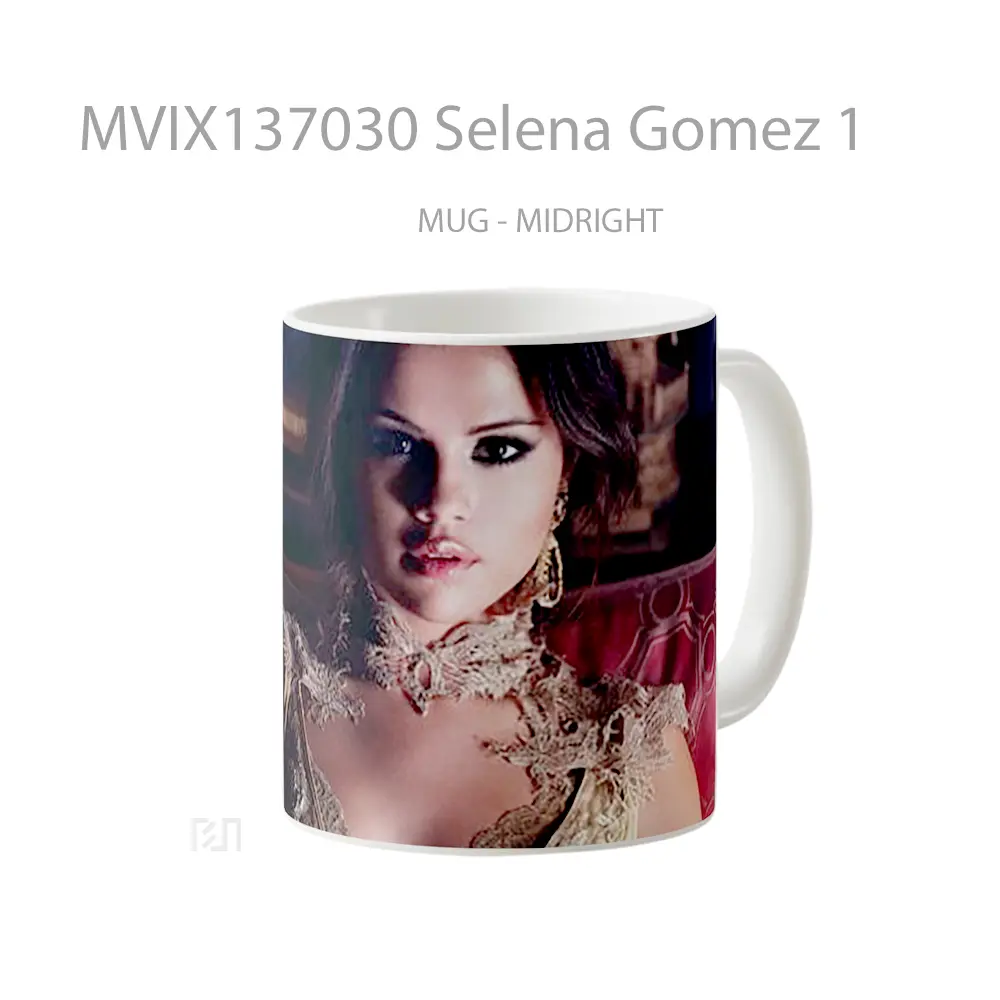 Mug Selena Gomez 1 Gelas Selebriti - All-side / Desain
