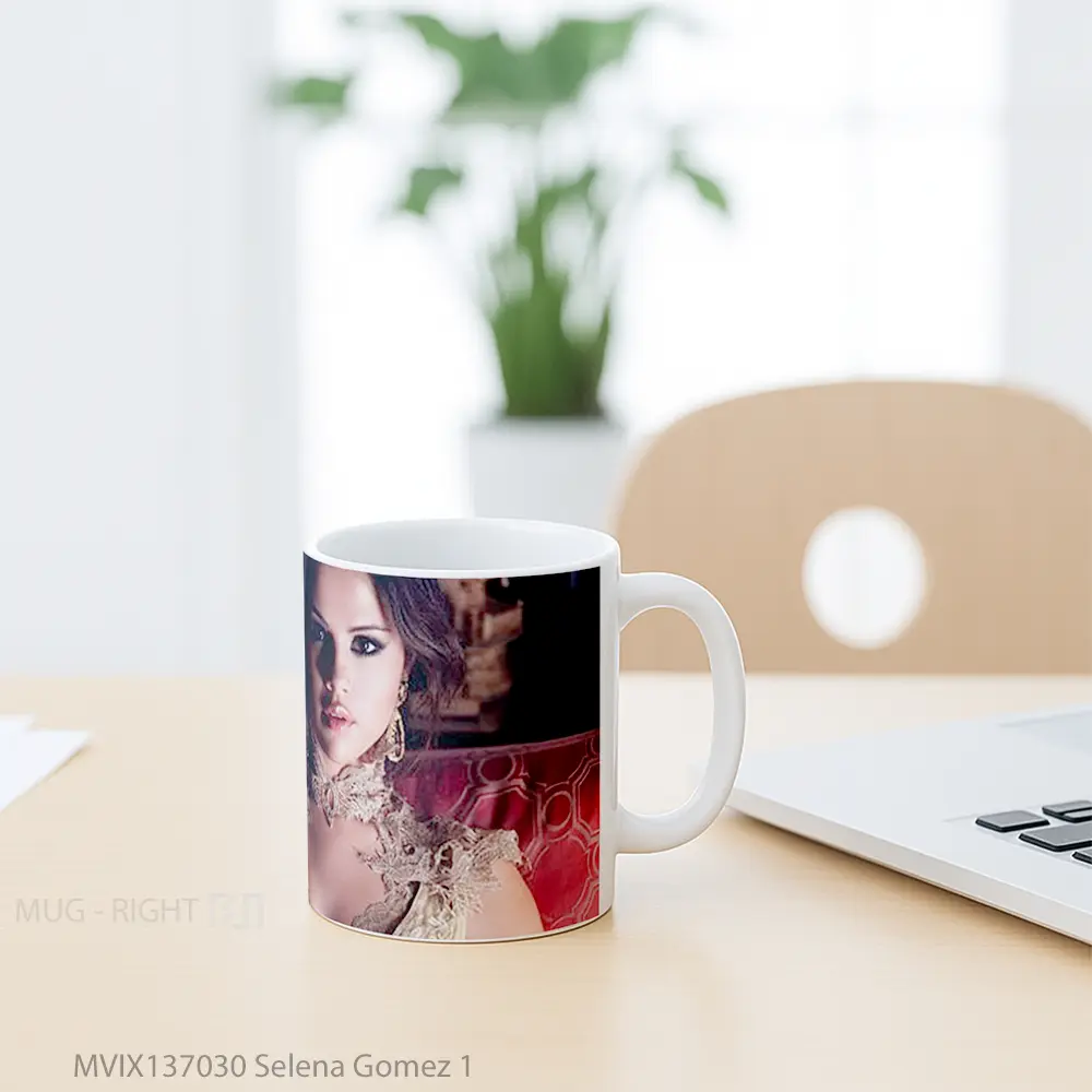 Mug Selena Gomez 1 Gelas Selebriti - All-side / Desain